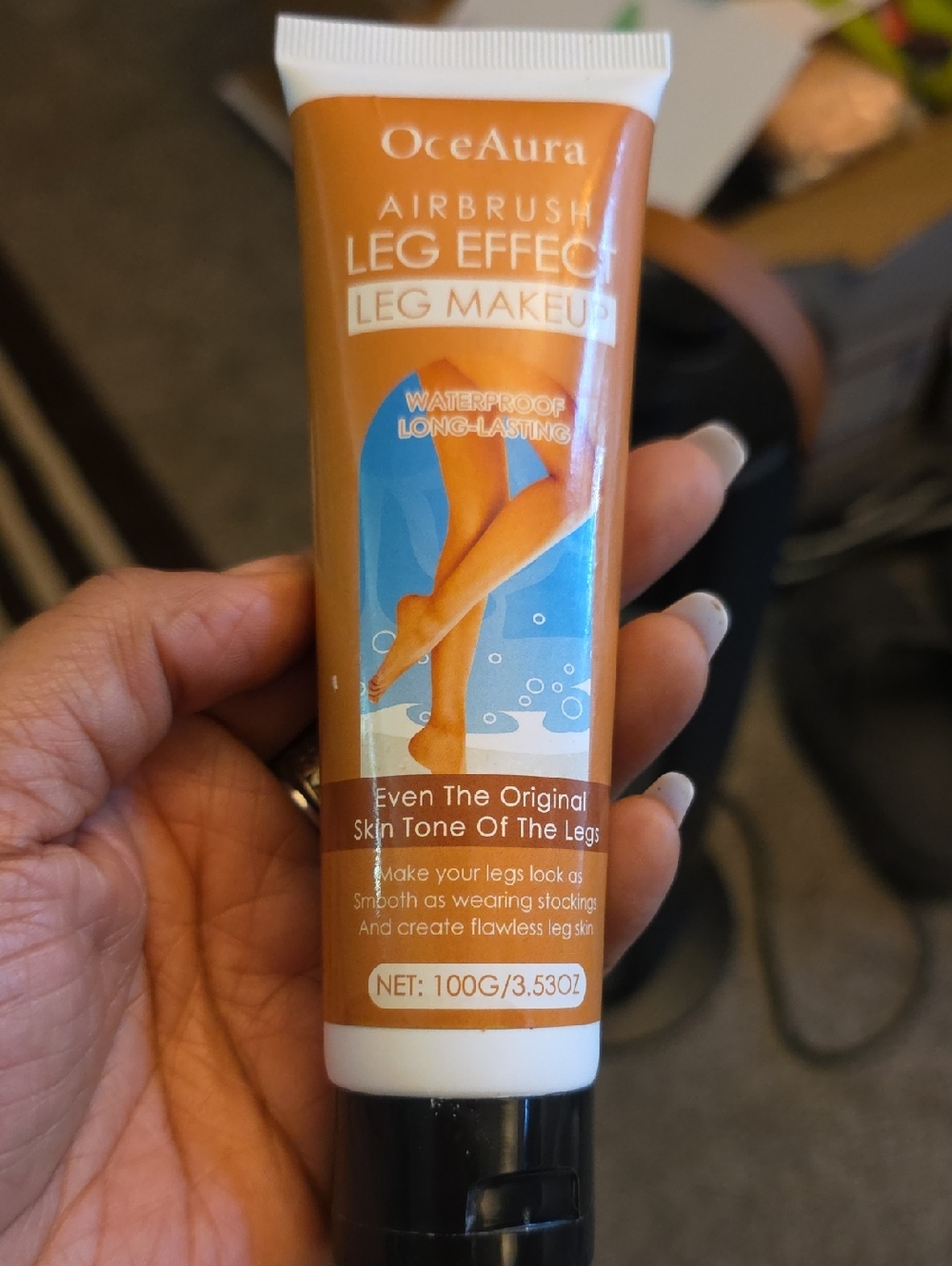 Aura Leg Makeup Cream Gel in Bronze